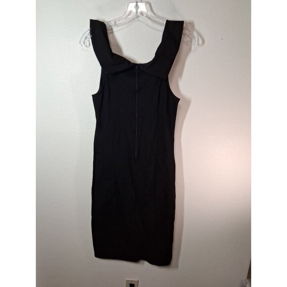 I Modee Dress Off Shoulder Business Casual Boho Office Black Women's Size Large - Picture 3 of 6